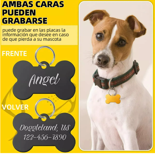 Llavero identificación para mascotas