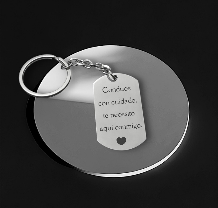 Llavero Militar de Acero Inoxidable