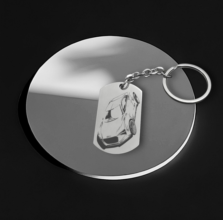 Llavero Militar de Acero Inoxidable