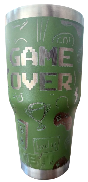 Termo Yeti 30 oz personalizado – Grabado láser 360° | Game Over