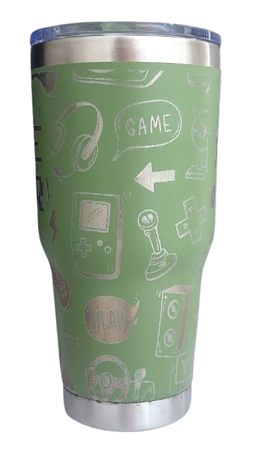 Termo Yeti 30 oz personalizado – Grabado láser 360° | Game Over