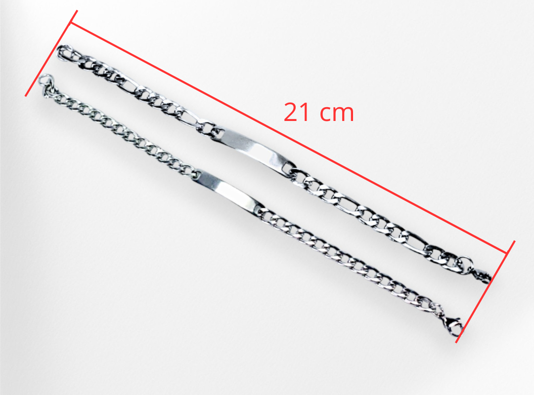 Esclava de acero Inoxidable 21 cm